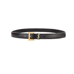Saint Laurent- YSL Cintura Leather Belt